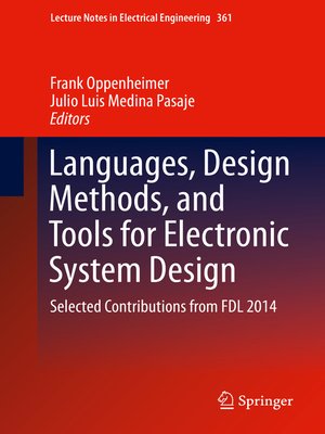 cover image of Languages, Design Methods, and Tools for Electronic System Design